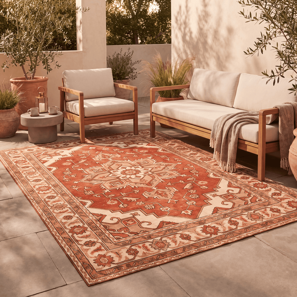 Agrimony Modern Distressed Solid Rust Ember Sand Washable Indoor Outdoor Entryway Rug - RugzellaDigital Print RugRugzellaRugzellaBBB487-RECT-24x47-60x120cmRGZLLA147621Rectangle2' x 3'11" (60x120 cm)RECTANGLE | Agrimony rectangle outdoor
