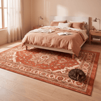 Agrimony Modern Distressed Solid Rust Ember Sand Washable Indoor Outdoor Entryway Rug - RugzellaDigital Print RugRugzellaRugzellaBBB487-RECT-24x47-60x120cmRGZLLA147621Rectangle2' x 3'11" (60x120 cm)RECTANGLE | Agrimony rectangle bedroom