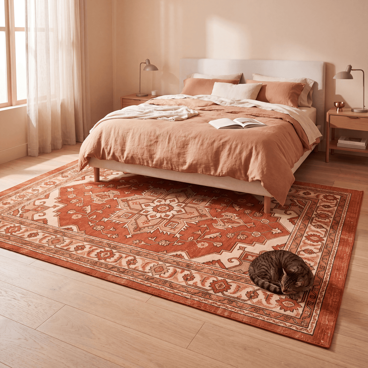 Agrimony Modern Distressed Solid Rust Ember Sand Washable Indoor Outdoor Entryway Rug - RugzellaDigital Print RugRugzellaRugzellaBBB487-RECT-24x47-60x120cmRGZLLA147621Rectangle2' x 3'11" (60x120 cm)RECTANGLE | Agrimony rectangle bedroom