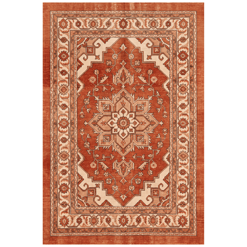 Agrimony Modern Distressed Solid Rust Ember Sand Washable Indoor Outdoor Entryway Rug - RugzellaDigital Print RugRugzellaRugzellaBBB487-RECT-24x47-60x120cmRGZLLA147621Rectangle2' x 3'11" (60x120 cm)RECTANGLE | HERO | Agrimony rectangle