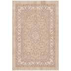 Atrium2 Distressed Medallion Traditional Vintage Style Beige Grey Blush Cream Washable Indoor Outdoor Rug - RugzellaDigital Print RugRugzellaRugzellaBBB404-RECT-24x47-60x120cmRGZLLA117136Rectangle2' x 3'11" (60x120 cm)RECTANGLE | HERO | Atrium2 rectangle