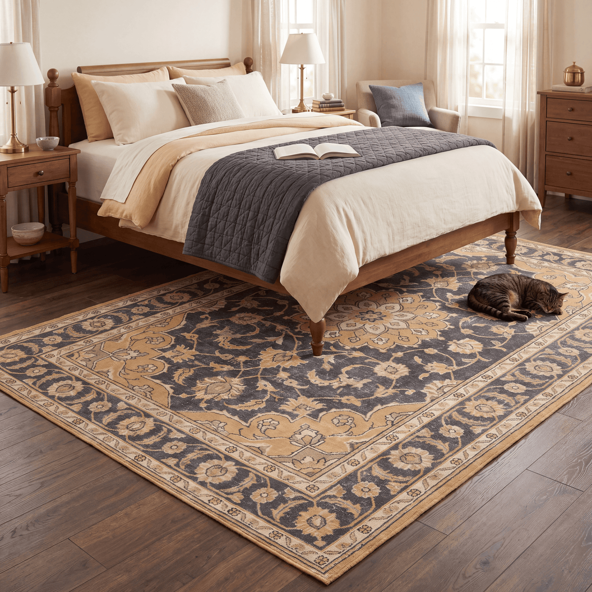 Barberry Distressed Medallion Traditional Mustard Charcoal Ivory Washable Indoor Outdoor Entryway Rug - RugzellaDigital Print RugRugzellaRugzellaBBB493-RECT-24x47-60x120cmRGZLLA149296Rectangle2' x 3'11" (60x120 cm)RECTANGLE | Barberry rectangle bedroom