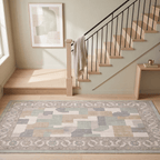 Bazaar2 Modern Mosaic Dot Speckled Sage Green Beige Washable Indoor Outdoor Rug - RugzellaDigital Print RugRugzellaRugzellaBBB397-RECT-24x47-60x120cmRGZLLA115461Rectangle2' x 3'11" (60x120 cm)RUNNER | Bazaar2 runner staircase