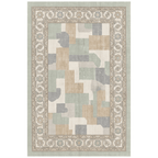 Bazaar2 Modern Mosaic Dot Speckled Sage Green Beige Washable Indoor Outdoor Rug - RugzellaDigital Print RugRugzellaRugzellaBBB397-RECT-24x47-60x120cmRGZLLA115461Rectangle2' x 3'11" (60x120 cm)RECTANGLE | HERO | Bazaar2 rectangle