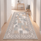 Bazaar2 Modern Mosaic Dot Speckled Sage Green Beige Washable Indoor Outdoor Rug - RugzellaDigital Print RugRugzellaRugzellaBBB397-RECT-24x47-60x120cmRGZLLA115461Rectangle2' x 3'11" (60x120 cm)RUNNER | Bazaar2 runner hallway