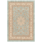 Beechnut Traditional Medallion Border Teal Ivory Rust Washable Indoor Outdoor Entryway Rug - RugzellaDigital Print RugRugzellaRugzellaBBB496-RECT-24x47-60x120cmRGZLLA150301Rectangle2' x 3'11" (60x120 cm)RECTANGLE | HERO | Beechnut rectangle