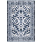Bellflower Modern Speckled Mosaic Dot Indigo Blue Storm Gray Chalk White Washable Indoor Outdoor Entryway Rug - RugzellaDigital Print RugRugzellaRugzellaBBB497-RECT-24x47-60x120cmRGZLLA150636Rectangle2' x 3'11" (60x120 cm)RECTANGLE | HERO | Bellflower rectangle