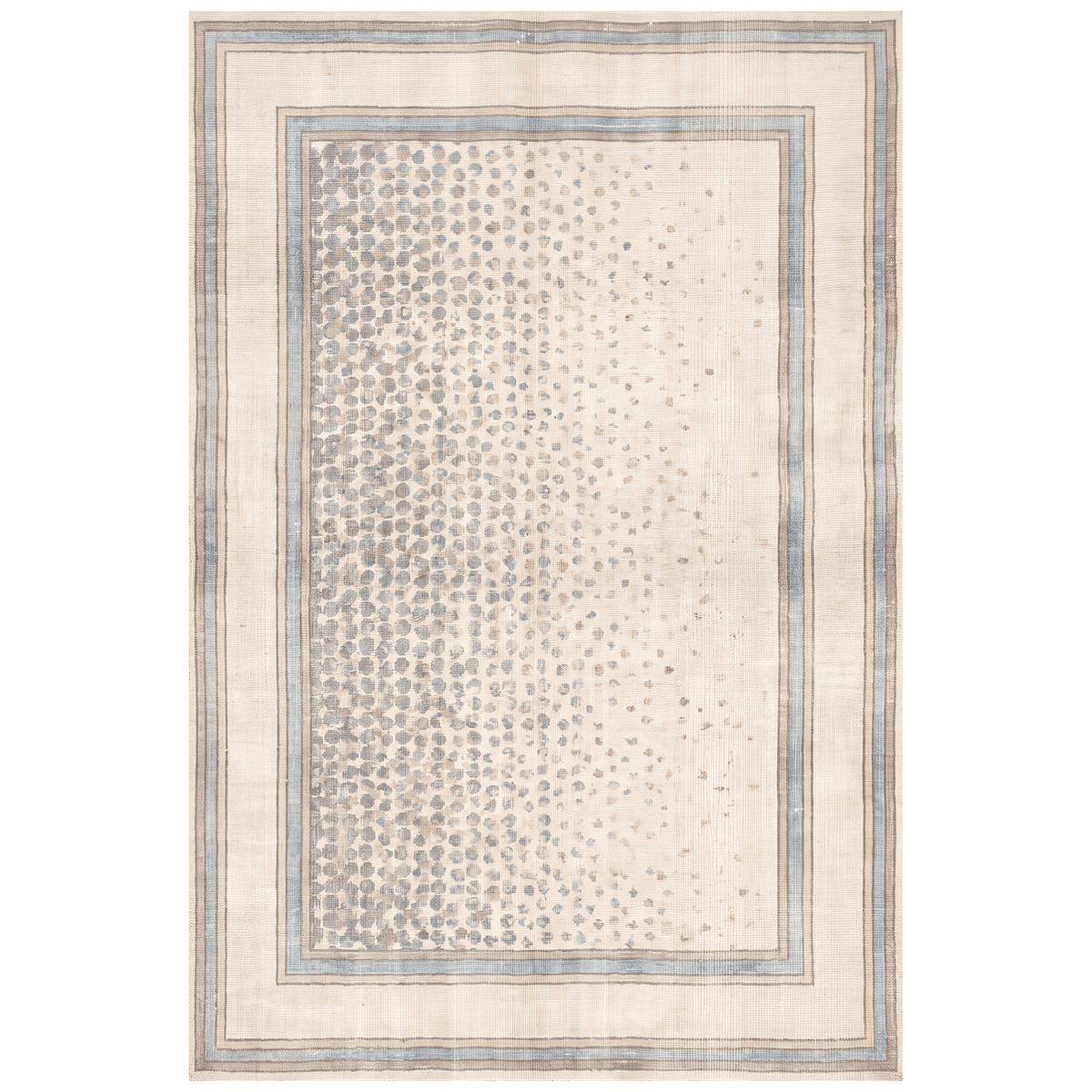 Bistort Modern Speckled Mosaic Dot Cream Grey Soft Blue Tan Washable Indoor Outdoor Entryway Rug - RugzellaDigital Print RugRugzellaRugzellaBBB499-RECT-24x47-60x120cmRGZLLA151306Rectangle2' x 3'11" (60x120 cm)RECTANGLE | HERO | Bistort rectangle