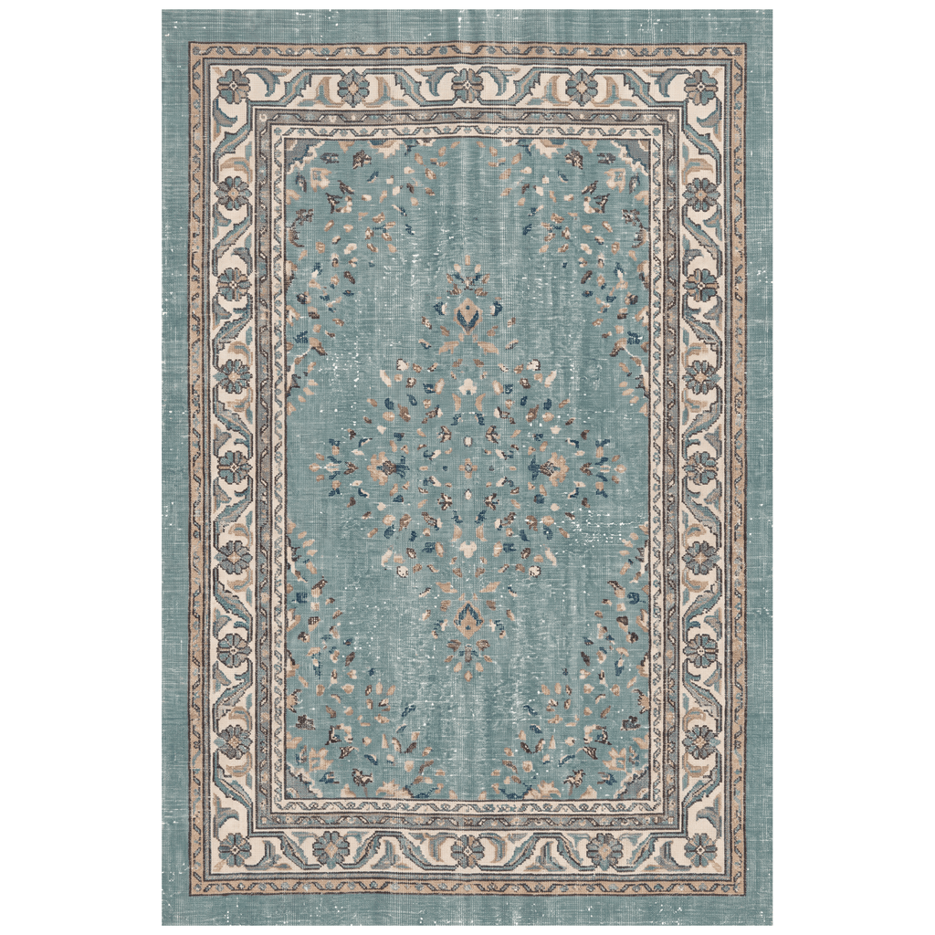Bracketfern Modern Speckled Mosaic Dot Teal Beige Slate Washable Indoor Outdoor Entryway Rug - RugzellaDigital Print RugRugzellaRugzellaBBB503-RECT-24x47-60x120cmRGZLLA152646Rectangle2' x 3'11" (60x120 cm)RECTANGLE | HERO | Bracketfern rectangle