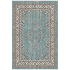 Bracketfern Modern Speckled Mosaic Dot Teal Beige Slate Washable Indoor Outdoor Entryway Rug - RugzellaDigital Print RugRugzellaRugzellaBBB503-RECT-24x47-60x120cmRGZLLA152646Rectangle2' x 3'11" (60x120 cm)RECTANGLE | HERO | Bracketfern rectangle
