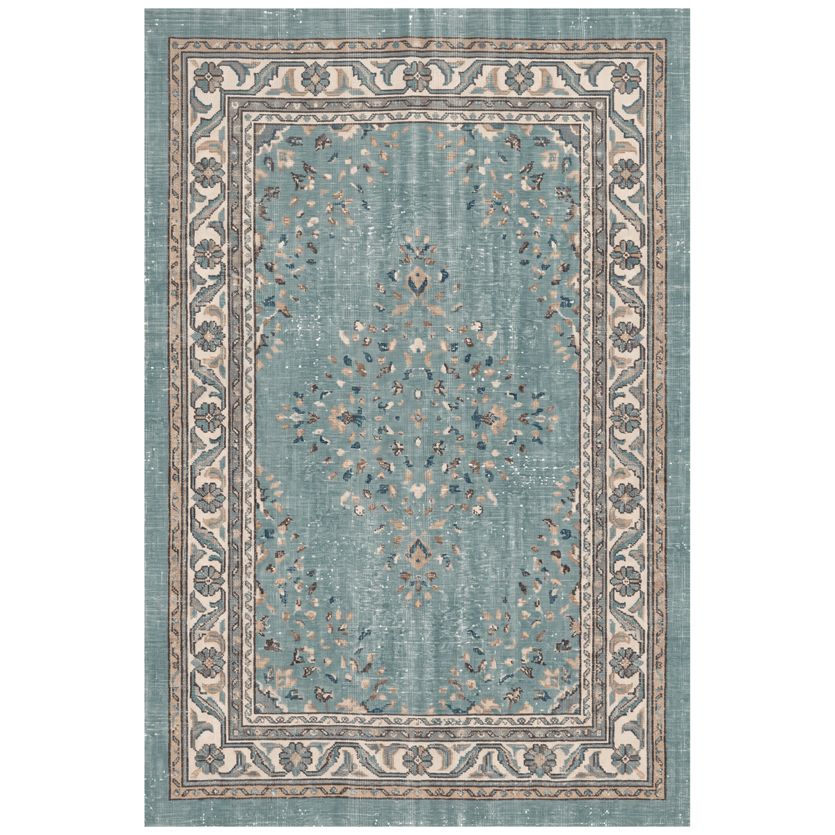 Bracketfern Modern Speckled Mosaic Dot Teal Beige Slate Washable Indoor Outdoor Entryway Rug - RugzellaDigital Print RugRugzellaRugzellaBBB503-RECT-24x47-60x120cmRGZLLA152646Rectangle2' x 3'11" (60x120 cm)RECTANGLE | HERO | Bracketfern rectangle