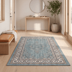 Bracketfern Modern Speckled Mosaic Dot Teal Beige Slate Washable Indoor Outdoor Entryway Rug - RugzellaDigital Print RugRugzellaRugzellaBBB503-RECT-24x47-60x120cmRGZLLA152646Rectangle2' x 3'11" (60x120 cm)RECTANGLE | Bracketfern rectangle entryway