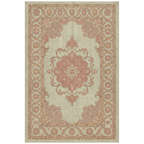 Brae Traditional Medallion Border Sage Green Ivory Rose Washable Indoor Outdoor Entryway Rug - RugzellaDigital Print RugRugzellaRugzellaBBB441-RECT-24x47-60x120cmRGZLLA126181Rectangle2' x 3'11" (60x120 cm)RECTANGLE | HERO | Brae rectangle