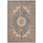 Bulrush Traditional Overdyed Slate Gray Bone Gold Washable Indoor Outdoor Entryway Rug - RugzellaDigital Print RugRugzellaRugzellaBBB507-RECT-24x47-60x120cmRGZLLA153316Rectangle2' x 3'11" (60x120 cm)RECTANGLE | HERO | Bulrush rectangle