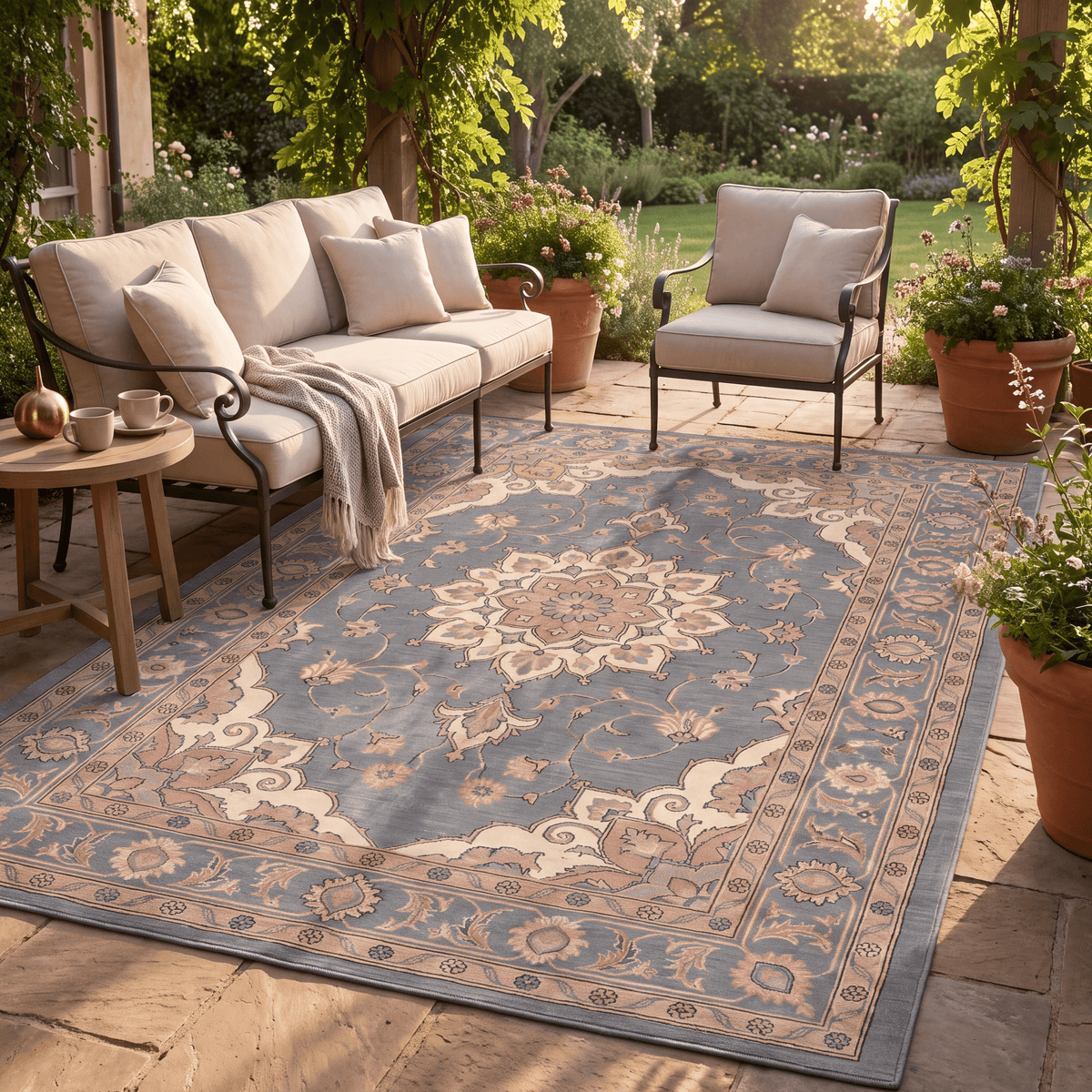 Bulrush Traditional Overdyed Slate Gray Bone Gold Washable Indoor Outdoor Entryway Rug - RugzellaDigital Print RugRugzellaRugzellaBBB507-RECT-24x47-60x120cmRGZLLA153316Rectangle2' x 3'11" (60x120 cm)RECTANGLE | Bulrush rectangle outdoor