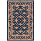 Burdock Traditional Overdyed Medallion Indigo Ivory Madder Red Washable Indoor Outdoor Entryway Rug - RugzellaDigital Print RugRugzellaRugzellaBBB508-RECT-24x47-60x120cmRGZLLA153651Rectangle2' x 3'11" (60x120 cm)RECTANGLE | HERO | Burdock rectangle
