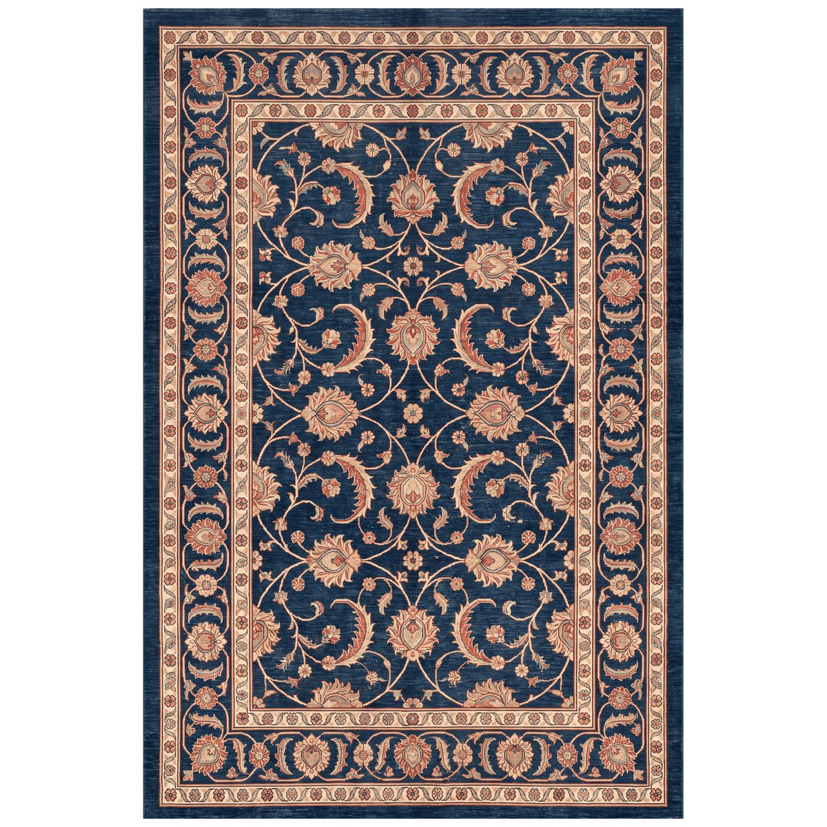 Burdock Traditional Overdyed Medallion Indigo Ivory Madder Red Washable Indoor Outdoor Entryway Rug - RugzellaDigital Print RugRugzellaRugzellaBBB508-RECT-24x47-60x120cmRGZLLA153651Rectangle2' x 3'11" (60x120 cm)RECTANGLE | HERO | Burdock rectangle