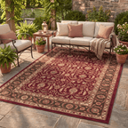Butterbur Traditional All-Over Floral Bordered Wine Olive Bone Washable Indoor Outdoor Entryway Rug - RugzellaDigital Print RugRugzellaRugzellaBBB509-RECT-24x47-60x120cmRGZLLA153986Rectangle2' x 3'11" (60x120 cm)RECTANGLE | Butterbur rectangle outdoor