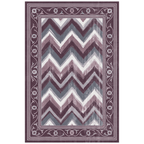 Candytuft Modern Brushstroke Stripe Plum Slate Chalk Washable Indoor Outdoor Entryway Rug - RugzellaDigital Print RugRugzellaRugzellaBBB512-RECT-24x47-60x120cmRGZLLA154991Rectangle2' x 3'11" (60x120 cm)RECTANGLE | HERO | Candytuft rectangle