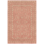 Catmint Traditional All Over Floral Border Rose Madder Cream Washable Indoor Outdoor Entryway Rug - RugzellaDigital Print RugRugzellaRugzellaBBB515-RECT-24x47-60x120cmRGZLLA155996Rectangle2' x 3'11" (60x120 cm)RECTANGLE | HERO | Catmint rectangle