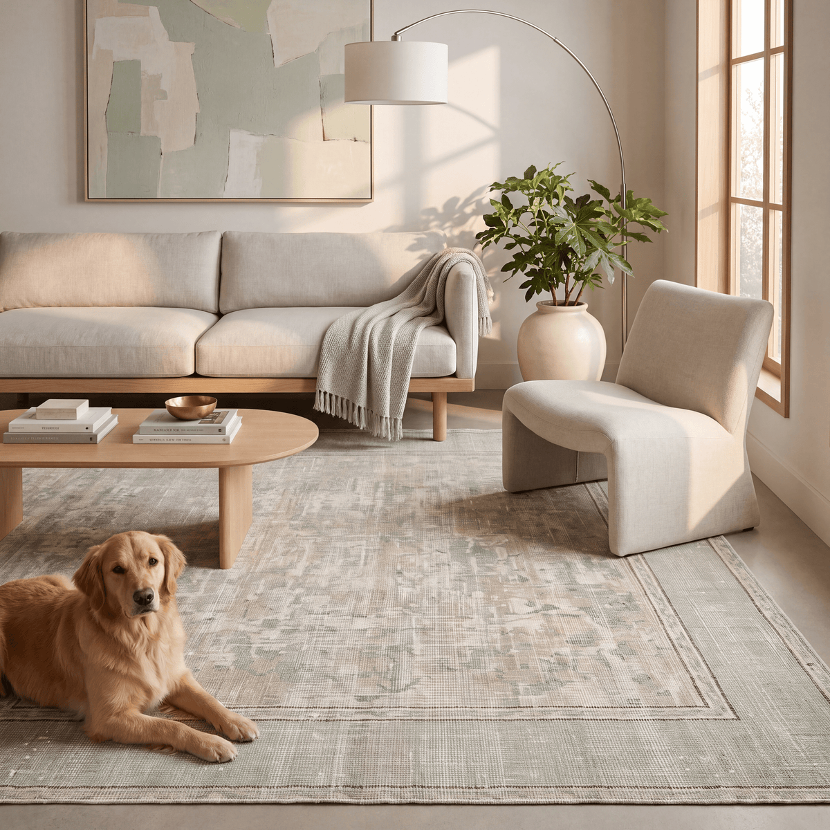 Cerinthe Modern Speckled Mosaic Dot Sage Green Linen Fog Washable Indoor Outdoor Entryway Rug - RugzellaDigital Print RugRugzellaRugzellaBBB517-RECT-24x47-60x120cmRGZLLA156666Rectangle2' x 3'11" (60x120 cm)RECTANGLE | Cerinthe rectangle livingroom
