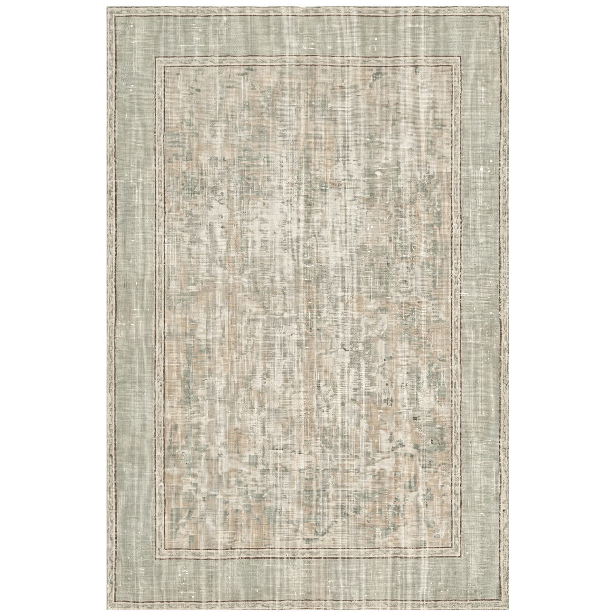 Cerinthe Modern Speckled Mosaic Dot Sage Green Linen Fog Washable Indoor Outdoor Entryway Rug - RugzellaDigital Print RugRugzellaRugzellaBBB517-RECT-24x47-60x120cmRGZLLA156666Rectangle2' x 3'11" (60x120 cm)RECTANGLE | HERO | Cerinthe rectangle