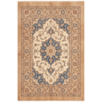 Chasm2 Traditional Oriental Style Medallion Camel Cream Indigo Washable Indoor Outdoor Entryway Rug - RugzellaDigital Print RugRugzellaRugzellaBBB410-RECT-24x47-60x120cmRGZLLA119146Rectangle2' x 3'11" (60x120 cm)RECTANGLE | HERO | Chasm2 rectangle