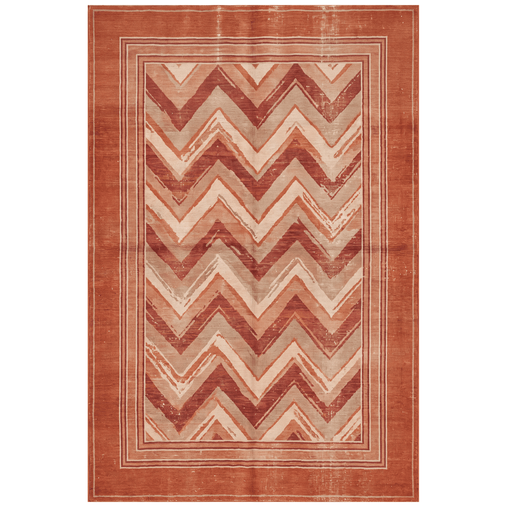 Cherrywood Modern Brushstroke Stripe Washable Indoor Outdoor Rust Ember Sand Entryway Rug - RugzellaDigital Print RugRugzellaRugzellaBBB520-RECT-24x47-60x120cmRGZLLA157671Rectangle2' x 3'11" (60x120 cm)RECTANGLE | HERO | Cherrywood rectangle