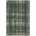Cicely Modern Minimalist Border Abrash Forest Green Moss Bone Washable Indoor Outdoor Entryway Rug - RugzellaDigital Print RugRugzellaRugzellaBBB522-RECT-24x47-60x120cmRGZLLA158341Rectangle2' x 3'11" (60x120 cm)RECTANGLE | HERO | Cicely rectangle