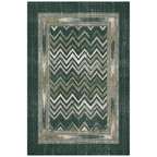 Cinder2 Modern Brushstroke Stripe Green Moss Bone Washable Indoor Outdoor Rug - RugzellaDigital Print RugRugzellaRugzellaBBB379-RECT-24x47-60x120cmRGZLLA110101Rectangle2' x 3'11" (60x120 cm)RECTANGLE | HERO | Cinder2 rectangle