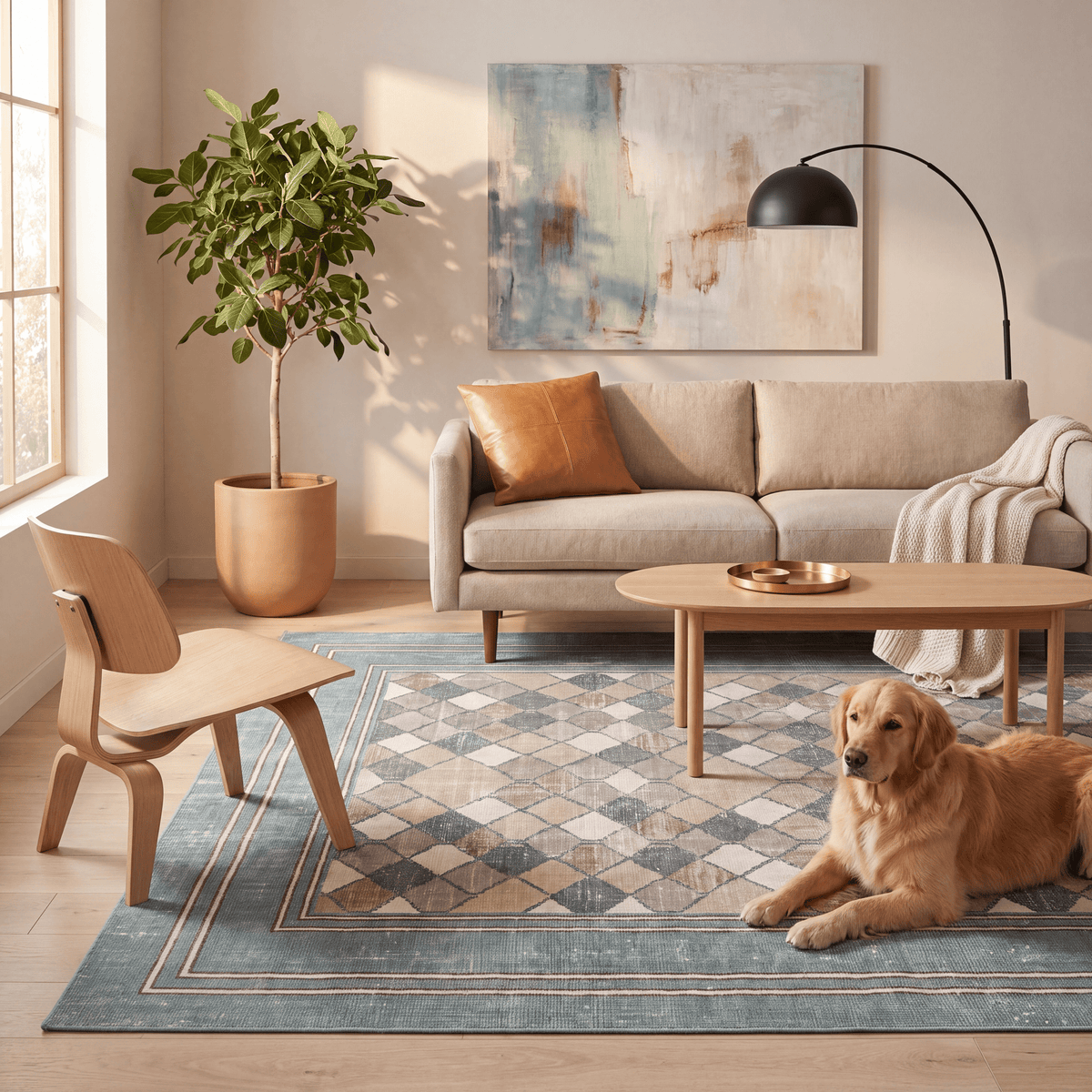 Cleavers Modern Speckled Mosaic Dot Teal Beige Slate Washable Indoor Outdoor Entryway Rug - RugzellaDigital Print RugRugzellaRugzellaBBB524-RECT-24x47-60x120cmRGZLLA159011Rectangle2' x 3'11" (60x120 cm)RECTANGLE | Cleavers rectangle livingroom