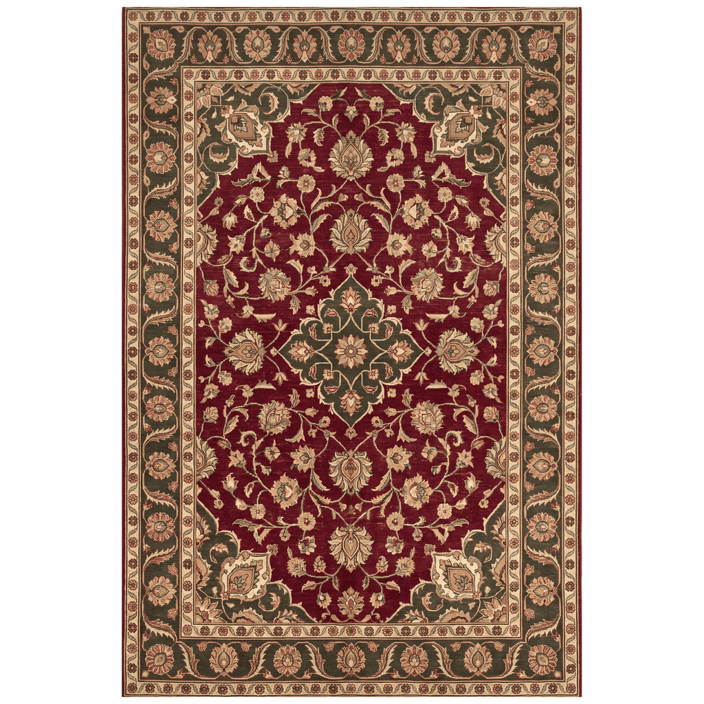Clovewood Traditional Oriental Style Medallion Wine Olive Bone Washable Indoor Outdoor Entryway Rug - RugzellaDigital Print RugRugzellaRugzellaBBB526-RECT-24x47-60x120cmRGZLLA159681Rectangle2' x 3'11" (60x120 cm)RECTANGLE | HERO | Clovewood rectangle