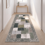 Current2 Modern Speckled Mosaic Dot Forest Green Moss Bone Washable Indoor Outdoor Rug - RugzellaDigital Print RugRugzellaRugzellaBBB387-RECT-24x47-60x120cmRGZLLA112446Rectangle2' x 3'11" (60x120 cm)RUNNER | Current2 runner hallway