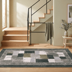Current2 Modern Speckled Mosaic Dot Forest Green Moss Bone Washable Indoor Outdoor Rug - RugzellaDigital Print RugRugzellaRugzellaBBB387-RECT-24x47-60x120cmRGZLLA112446Rectangle2' x 3'11" (60x120 cm)RUNNER | Current2 runner staircase