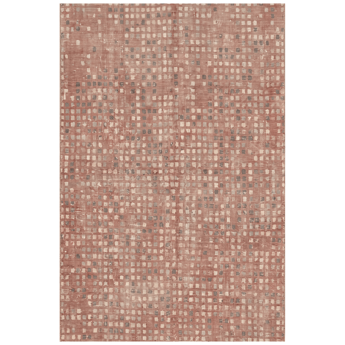 Cyclamen Modern Speckled Mosaic Dot Washable Indoor Outdoor Clay Rose Ash Grey Entryway Rug - RugzellaDigital Print RugRugzellaRugzellaBBB537-RECT-24x47-60x120cmRGZLLA162696Rectangle2' x 3'11" (60x120 cm)RECTANGLE | HERO | Cyclamen rectangle