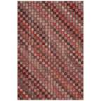 Dahlia Modern Speckled Mosaic Dot Ember Orange Ink Blue Bone Washable Indoor Outdoor Entryway Rug - RugzellaDigital Print RugRugzellaRugzellaBBB539-RECT-24x47-60x120cmRGZLLA163031Rectangle2' x 3'11" (60x120 cm)RECTANGLE | HERO | Dahlia rectangle