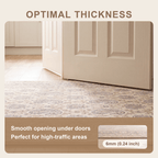 Deadnettle Traditional Floral Border Beige Grey Blush Cream Washable Indoor Outdoor Entryway Rug - RugzellaDigital Print RugRugzellaRugzellaBBB542-RECT-24x47-60x120cmRGZLLA164036Rectangle2' x 3'11" (60x120 cm)SHARED | Deadnettle feature thickness