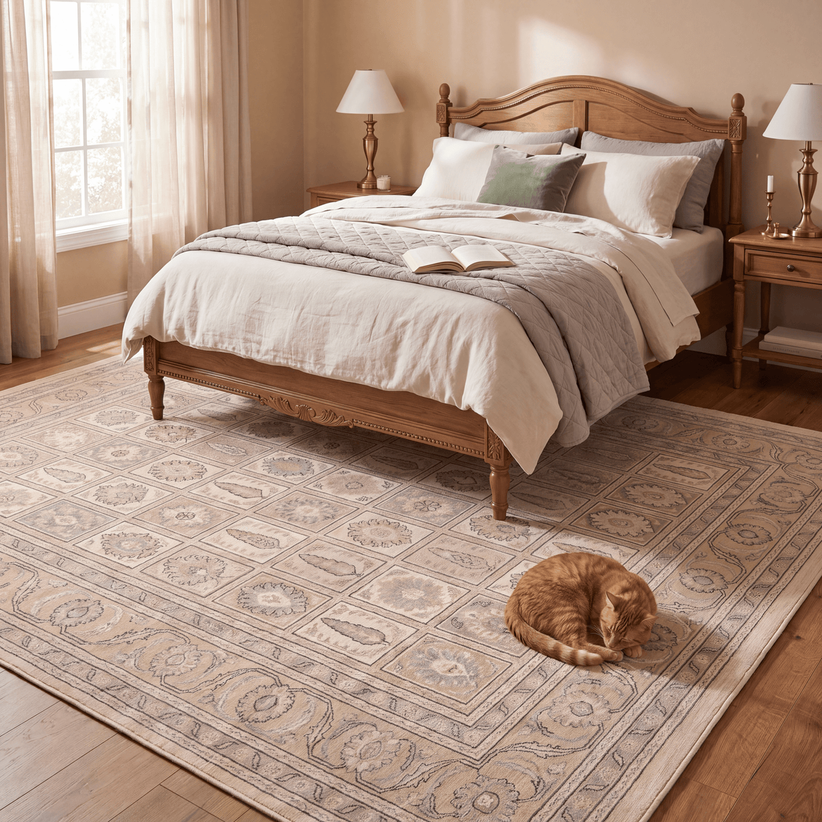 Doverdale Traditional Oriental Style Medallion Beige Grey Blush Cream Washable Indoor Outdoor Entryway Rug - RugzellaDigital Print RugRugzellaRugzellaBBB448-RECT-24x47-60x120cmRGZLLA126851Rectangle2' x 3'11" (60x120 cm)RECTANGLE | Doverdale rectangle bedroom