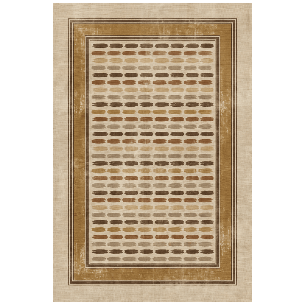 Endivewood Modern Brushstroke Stripe Paint Chip Bronze Umber Wheat Washable Indoor Outdoor Entryway Rug - RugzellaDigital Print RugRugzellaRugzellaBBB548-RECT-24x47-60x120cmRGZLLA165711Rectangle2' x 3'11" (60x120 cm)RECTANGLE | HERO | Endivewood rectangle