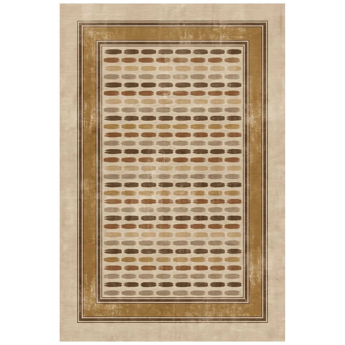 Endivewood Modern Brushstroke Stripe Paint Chip Bronze Umber Wheat Washable Indoor Outdoor Entryway Rug - RugzellaDigital Print RugRugzellaRugzellaBBB548-RECT-24x47-60x120cmRGZLLA165711Rectangle2' x 3'11" (60x120 cm)RECTANGLE | HERO | Endivewood rectangle