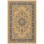 Eryngo Traditional Overdyed Medallion Mustard Charcoal Ivory Washable Indoor Outdoor Entryway Rug - RugzellaDigital Print RugRugzellaRugzellaBBB549-RECT-24x47-60x120cmRGZLLA166046Rectangle2' x 3'11" (60x120 cm)RECTANGLE | HERO | Eryngo rectangle