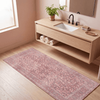 Fell2 Modern Speckled Mosaic Dot Clay Rose Ash Washable Indoor Outdoor Rug - RugzellaDigital Print RugRugzellaRugzellaBBB416-RECT-24x47-60x120cmRGZLLA120486Rectangle2' x 3'11" (60x120 cm)RUNNER | Fell2 runner bathroom