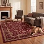 Fescue Traditional Overdyed Medallion Wine Olive Bone Washable Indoor Outdoor Entryway Rug - RugzellaDigital Print RugRugzellaRugzellaBBB551-RECT-24x47-60x120cmRGZLLA166716Rectangle2' x 3'11" (60x120 cm)RECTANGLE | Fescue rectangle livingroom
