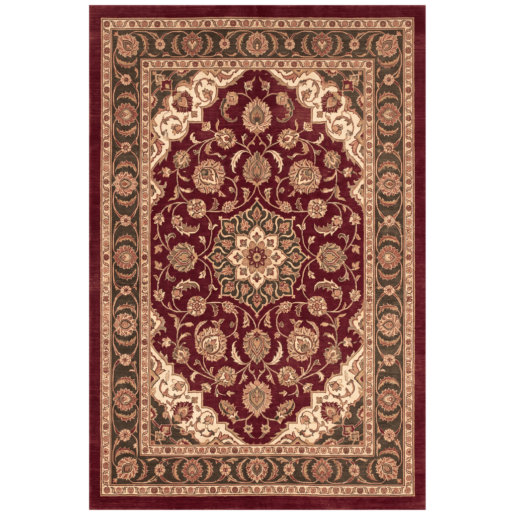 Firwood Traditional Oriental Style Medallion Wine Olive Bone Washable Indoor Outdoor Entryway Rug - RugzellaDigital Print RugRugzellaRugzellaBBB554-RECT-24x47-60x120cmRGZLLA167386Rectangle2' x 3'11" (60x120 cm)RECTANGLE | HERO | Firwood rectangle