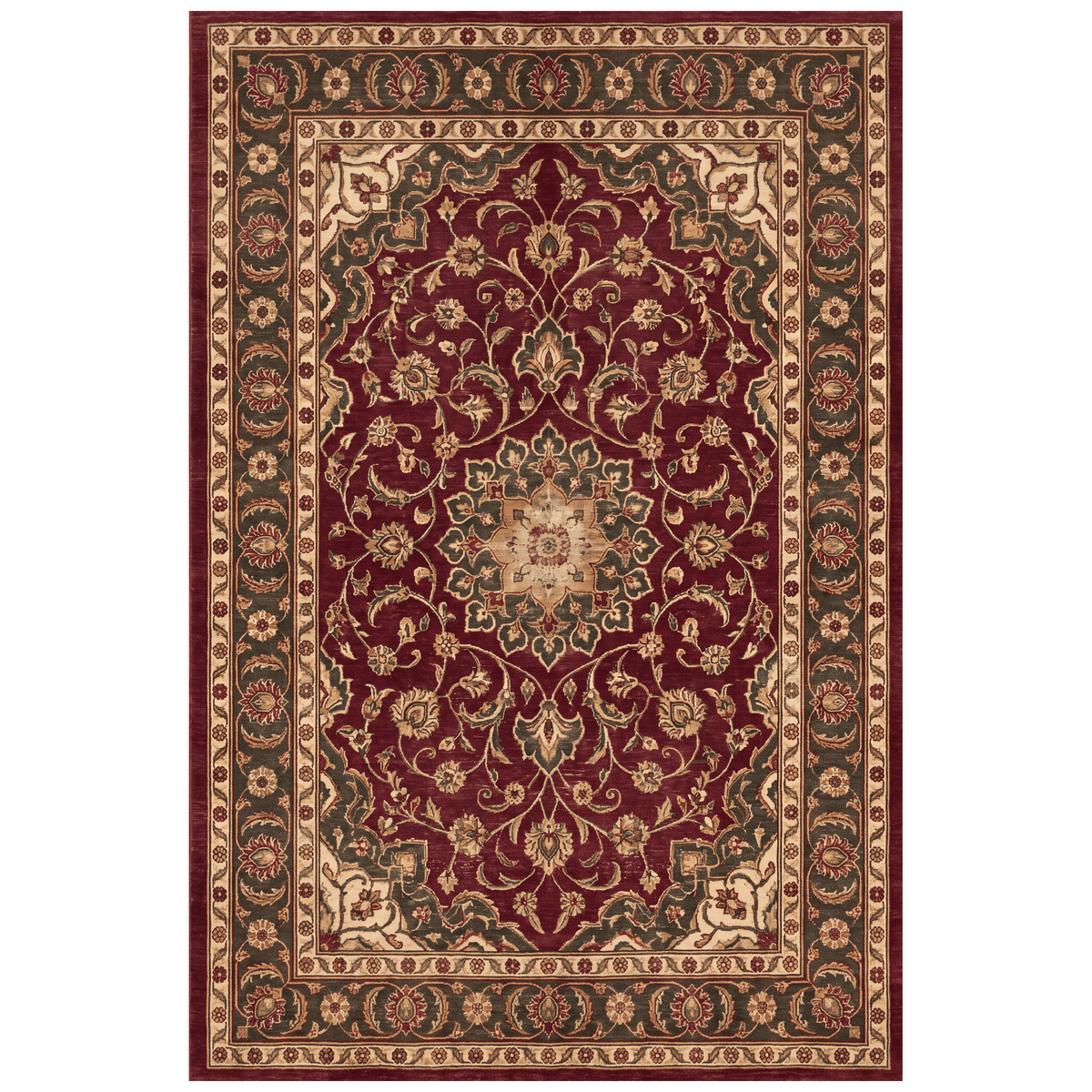 Foreland2 Traditional Overdyed Distressed Medallion Wine Olive Bone Washable Indoor Outdoor Entryway Rug - RugzellaDigital Print RugRugzellaRugzellaBBB419-RECT-24x47-60x120cmRGZLLA121491Rectangle2' x 3'11" (60x120 cm)RECTANGLE | HERO | Foreland2 rectangle