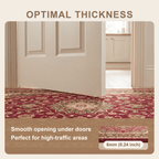 Foreland2 Traditional Overdyed Distressed Medallion Wine Olive Bone Washable Indoor Outdoor Entryway Rug - RugzellaDigital Print RugRugzellaRugzellaBBB419-RECT-24x47-60x120cmRGZLLA121491Rectangle2' x 3'11" (60x120 cm)SHARED | Foreland2 feature thickness