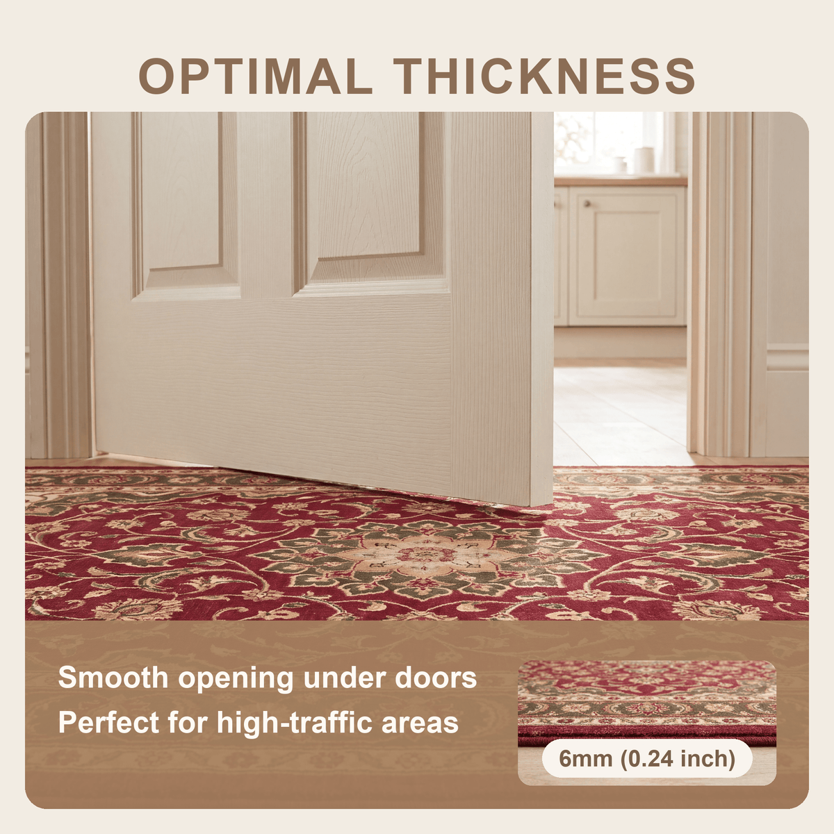Foreland2 Traditional Overdyed Distressed Medallion Wine Olive Bone Washable Indoor Outdoor Entryway Rug - RugzellaDigital Print RugRugzellaRugzellaBBB419-RECT-24x47-60x120cmRGZLLA121491Rectangle2' x 3'11" (60x120 cm)SHARED | Foreland2 feature thickness