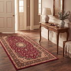Foreland2 Traditional Overdyed Distressed Medallion Wine Olive Bone Washable Indoor Outdoor Entryway Rug - RugzellaDigital Print RugRugzellaRugzellaBBB419-RECT-24x47-60x120cmRGZLLA121491Rectangle2' x 3'11" (60x120 cm)RUNNER | Foreland2 runner entryway