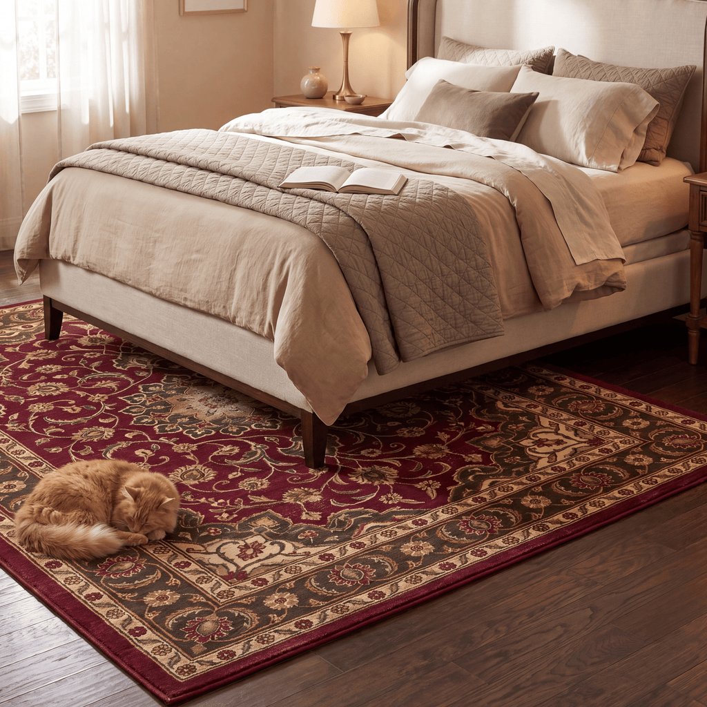 Foreland2 Traditional Overdyed Distressed Medallion Wine Olive Bone Washable Indoor Outdoor Entryway Rug - RugzellaDigital Print RugRugzellaRugzellaBBB419-RECT-24x47-60x120cmRGZLLA121491Rectangle2' x 3'11" (60x120 cm)RECTANGLE | Foreland2 rectangle bedroom