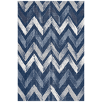 Fritillary Modern Brushstroke Stripe Indigo Blue Gray Chalk White Washable Indoor Outdoor Entryway Rug - RugzellaDigital Print RugRugzellaRugzellaBBB559-RECT-24x47-60x120cmRGZLLA168726Rectangle2' x 3'11" (60x120 cm)RECTANGLE | HERO | Fritillary rectangle